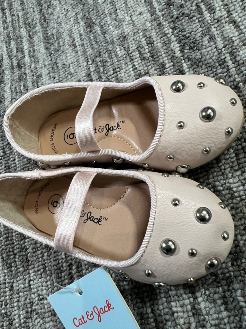 Cat & Jack Girl's - Heather Ballet Flats Toddler Various Sizes - Picture 7 of 13